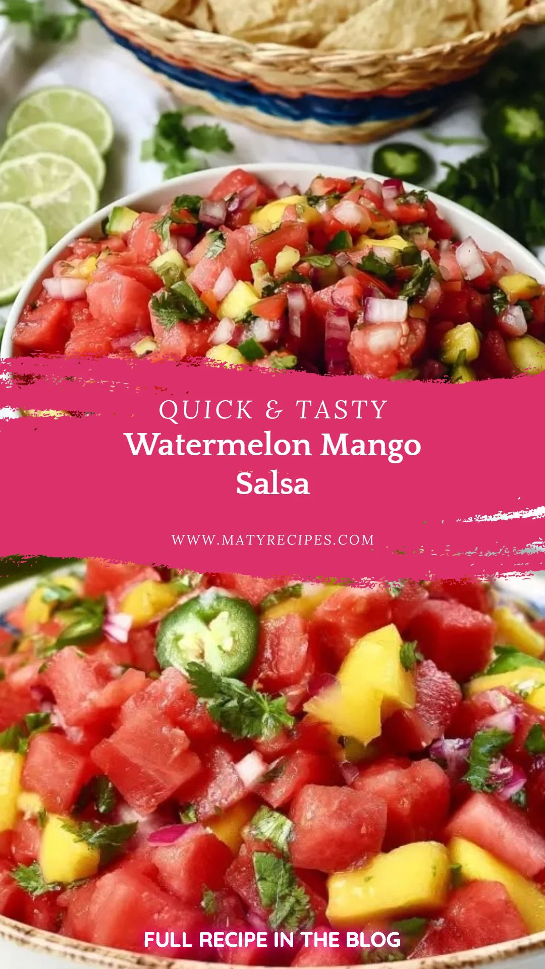 Watermelon Mango Salsa