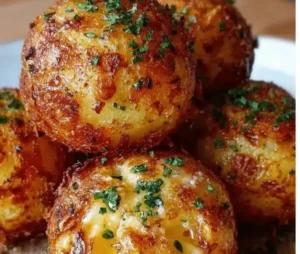 Delicious cheesy mashed potatoes served as a comforting side dish