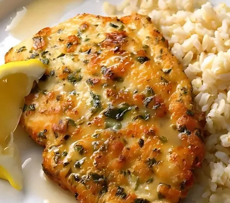 Delicious Chicken Piccata with Lemon Sauce served on a plate.