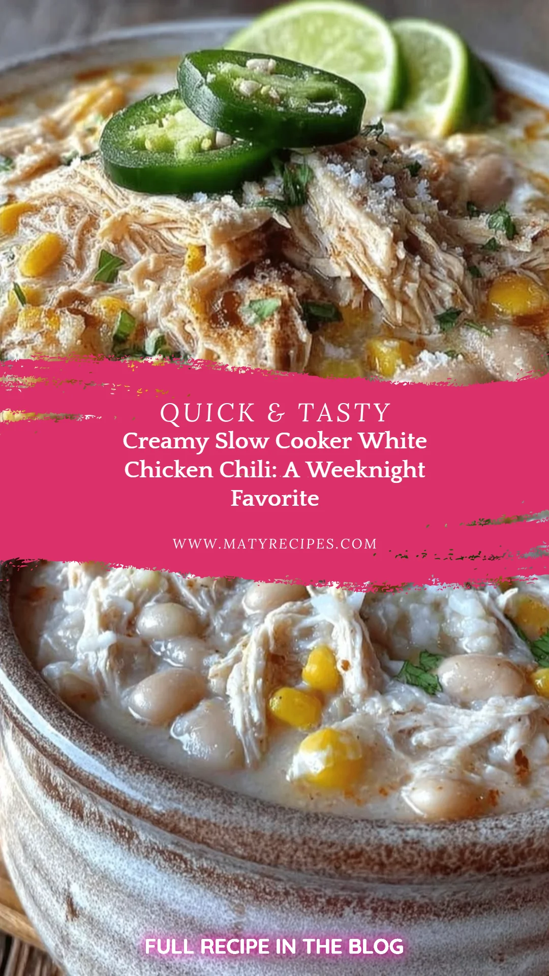 Creamy Slow Cooker White Chicken Chili: A Weeknight Favorite
