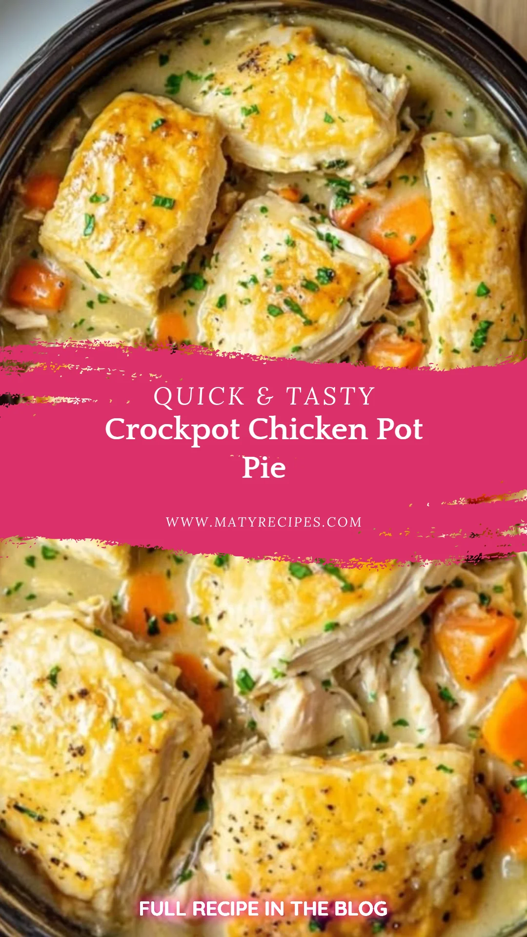 Crockpot Chicken Pot Pie