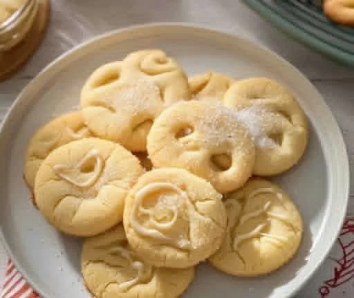 A plate of delicious Danish Butter Cookies, showcasing their melt-in-your-mouth texture.