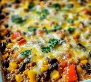 Easy Mexican Spaghetti Squash Casserole with vibrant ingredients