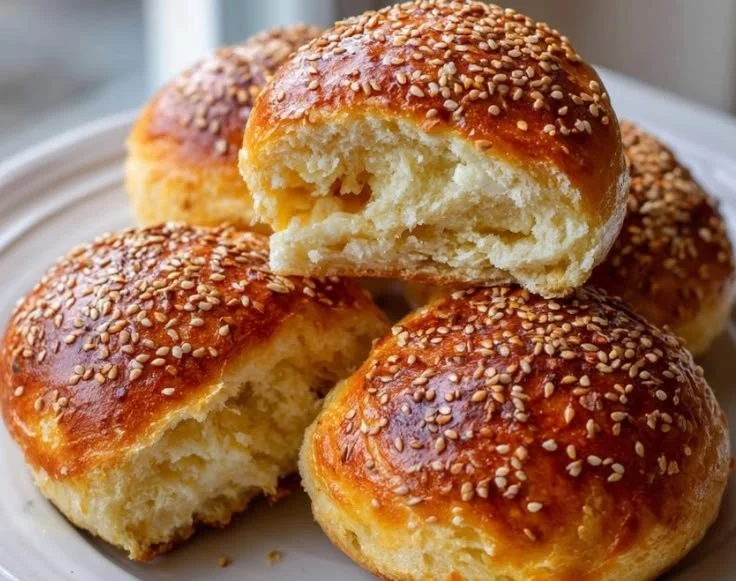 Fluffy protein-packed buns ideal for healthy sandwiches and snacks