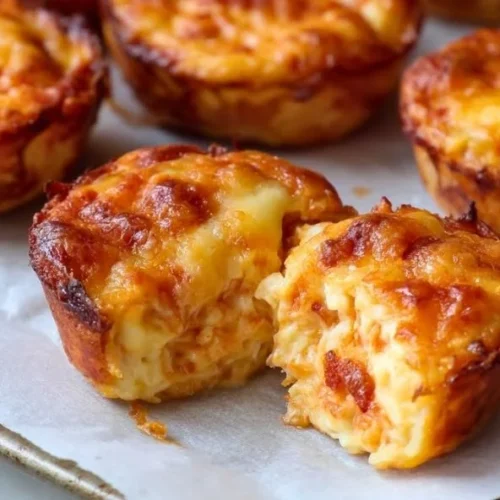 Plate of 4-ingredient cottage cheese pizza bites garnished with herbs