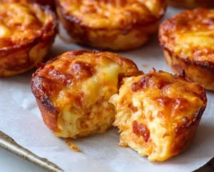 Delicious 4-ingredient cottage cheese pizza bites served on a plate