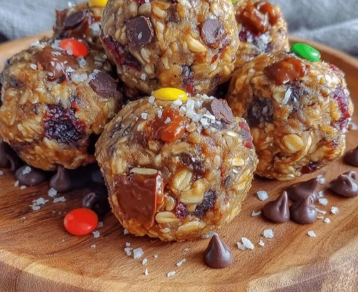 No-Bake Monster Cookie Energy Balls