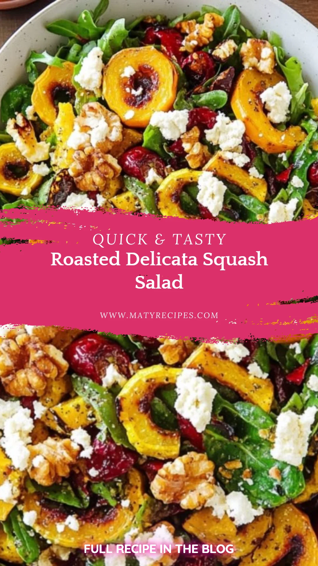 Roasted Delicata Squash Salad