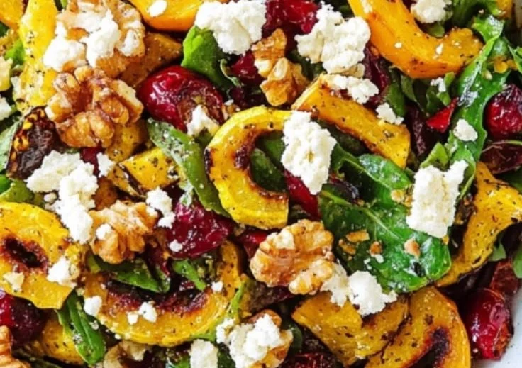 Roasted Delicata Squash Salad