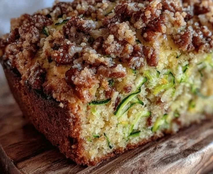Zucchini Bread with Brown Butter Streusel