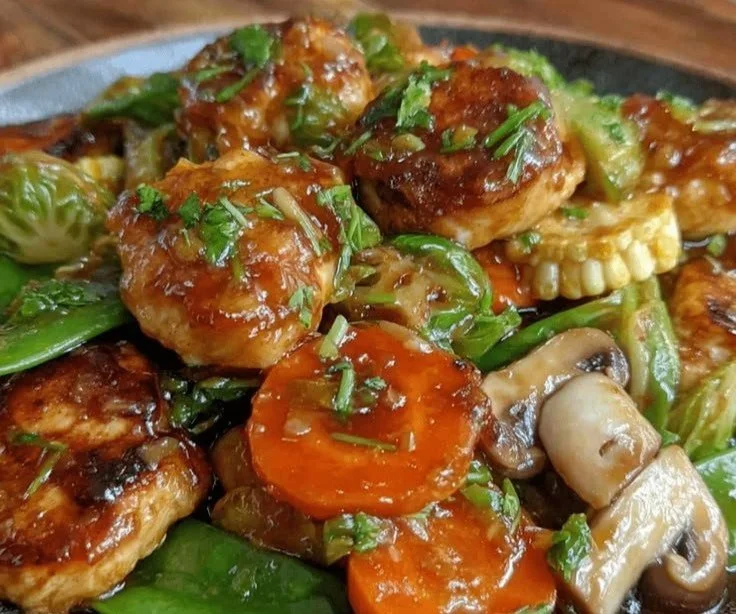 Delicious Chicken Chop Suey served in a bowl with vibrant vegetables.